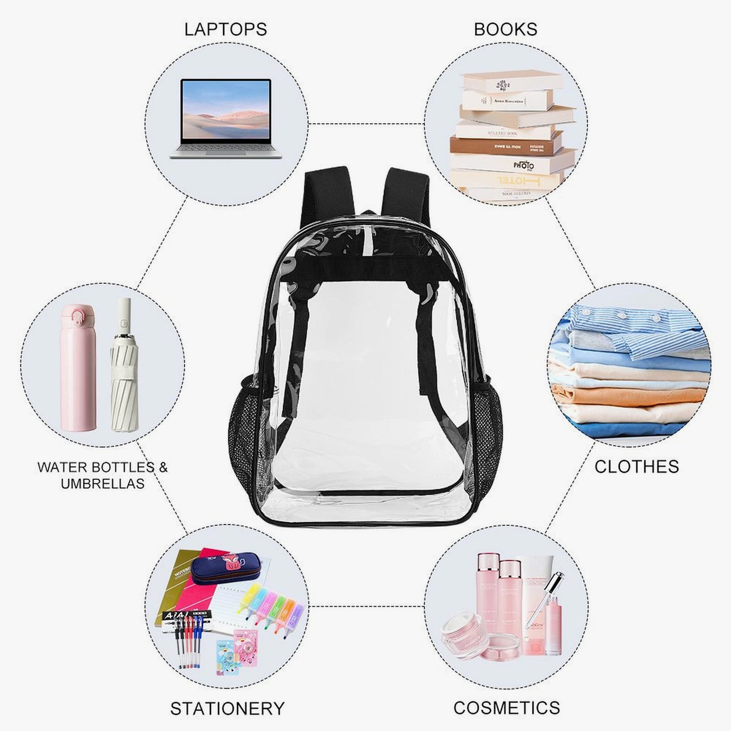 Custom Clear Backpack SIES