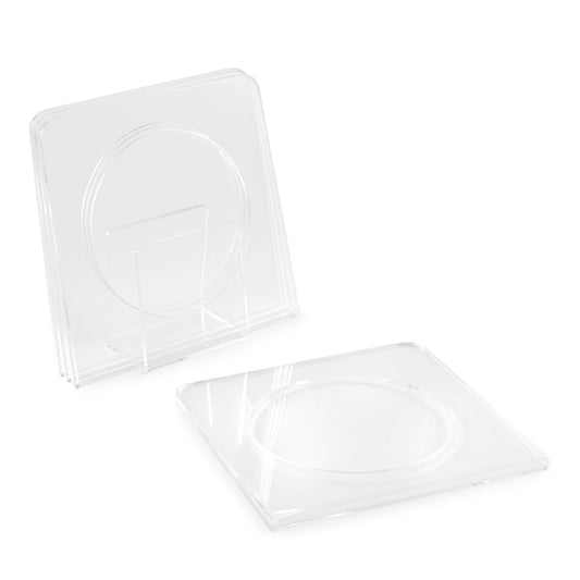 SINGLE FOLD COCKTAIL NAPKIN COASTER W/ STAND (4/SET)