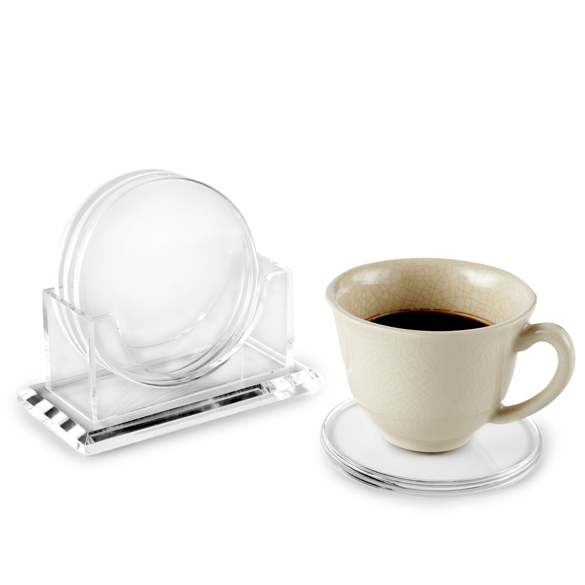 4-COASTER W/ HOLDER