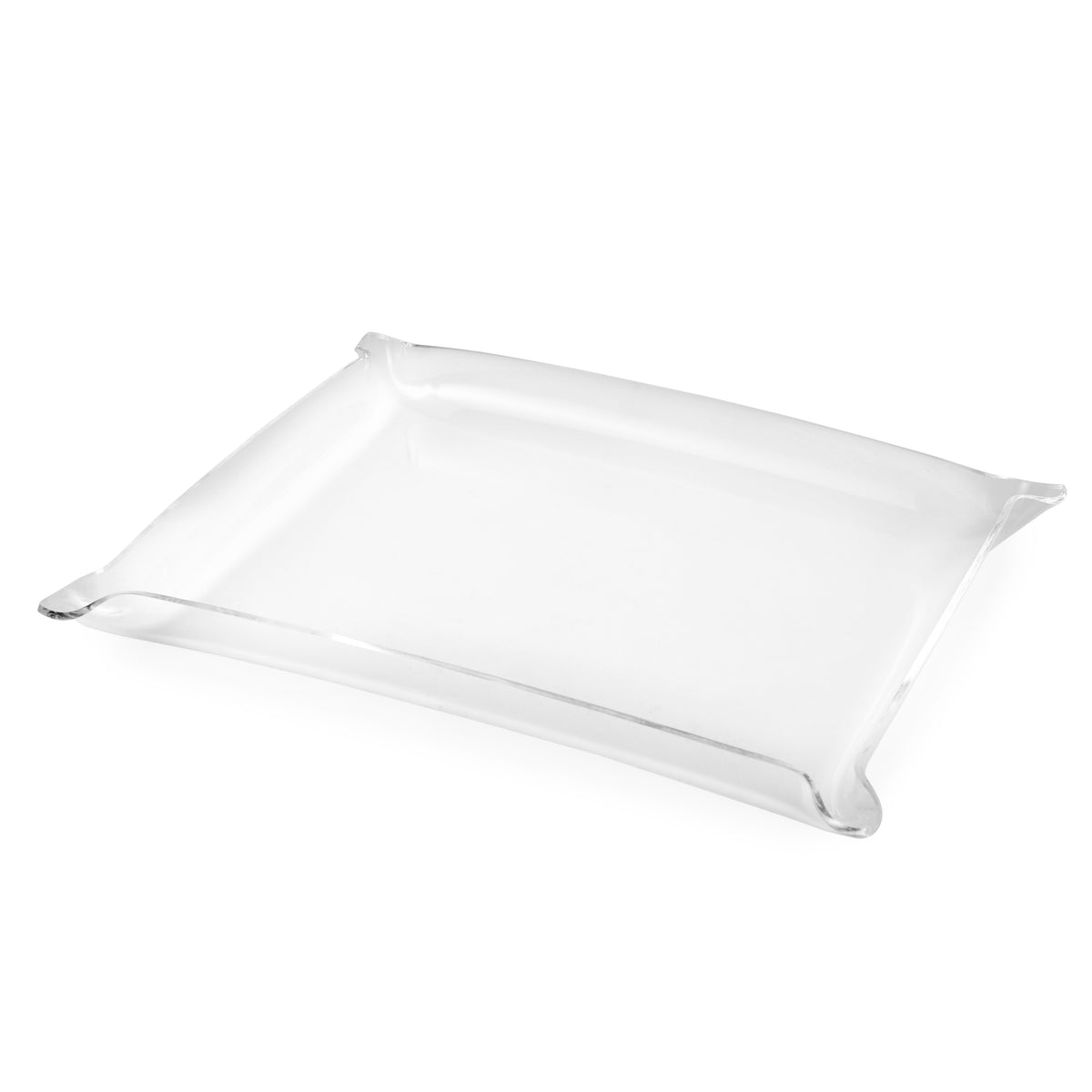 Elegant Acrylic Tray with Pinched Corners