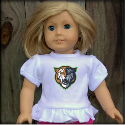 LB 18 inch Doll Short Sleeve Ruffle Tee Shirt LB - An Initial Impression