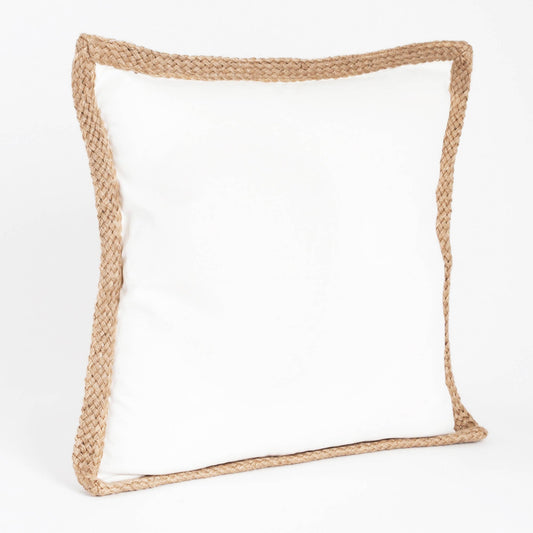 Jute Braided Pillow - Down Filled