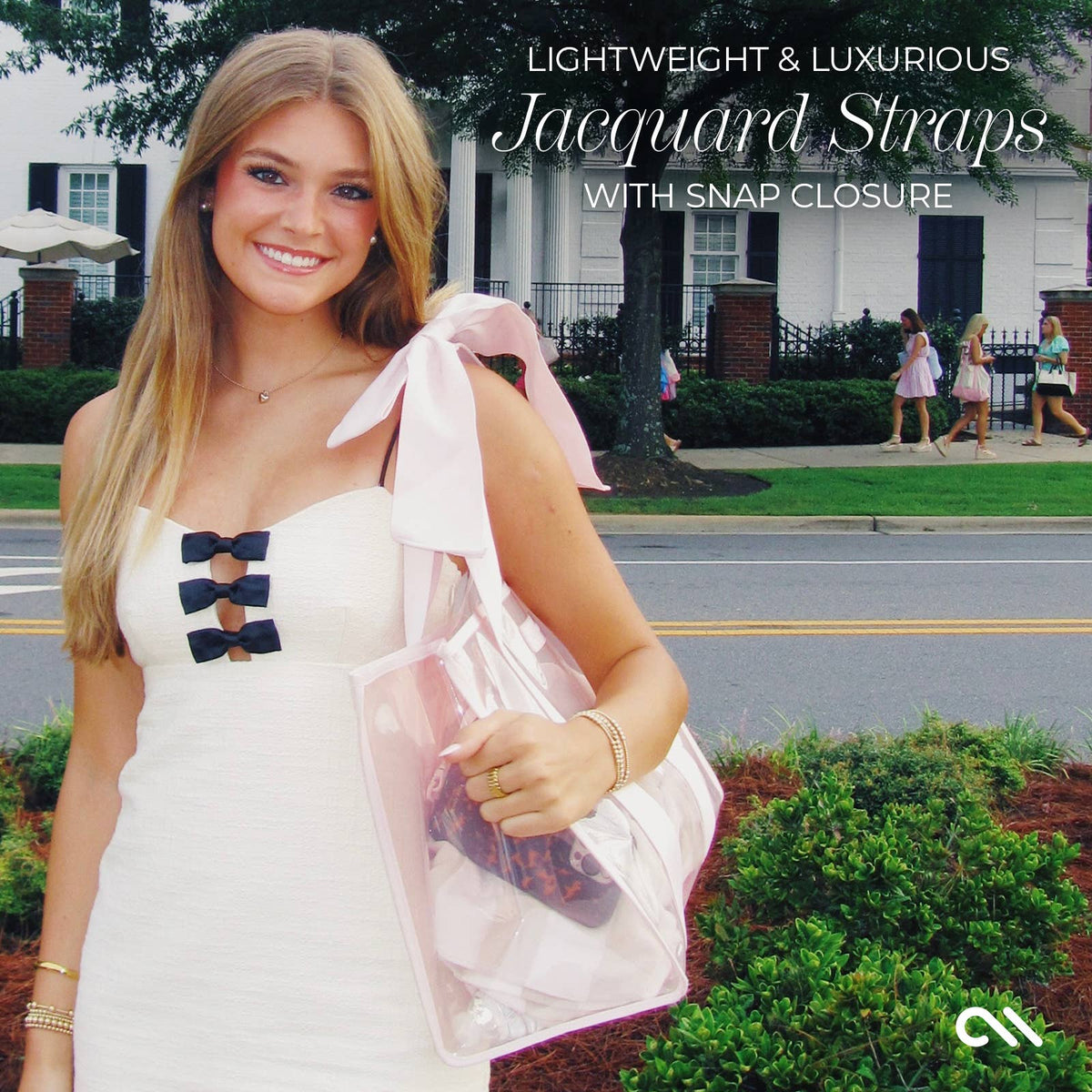Case-Mate - Case-Mate Ballet Pink Bow Jelly Tote Bag