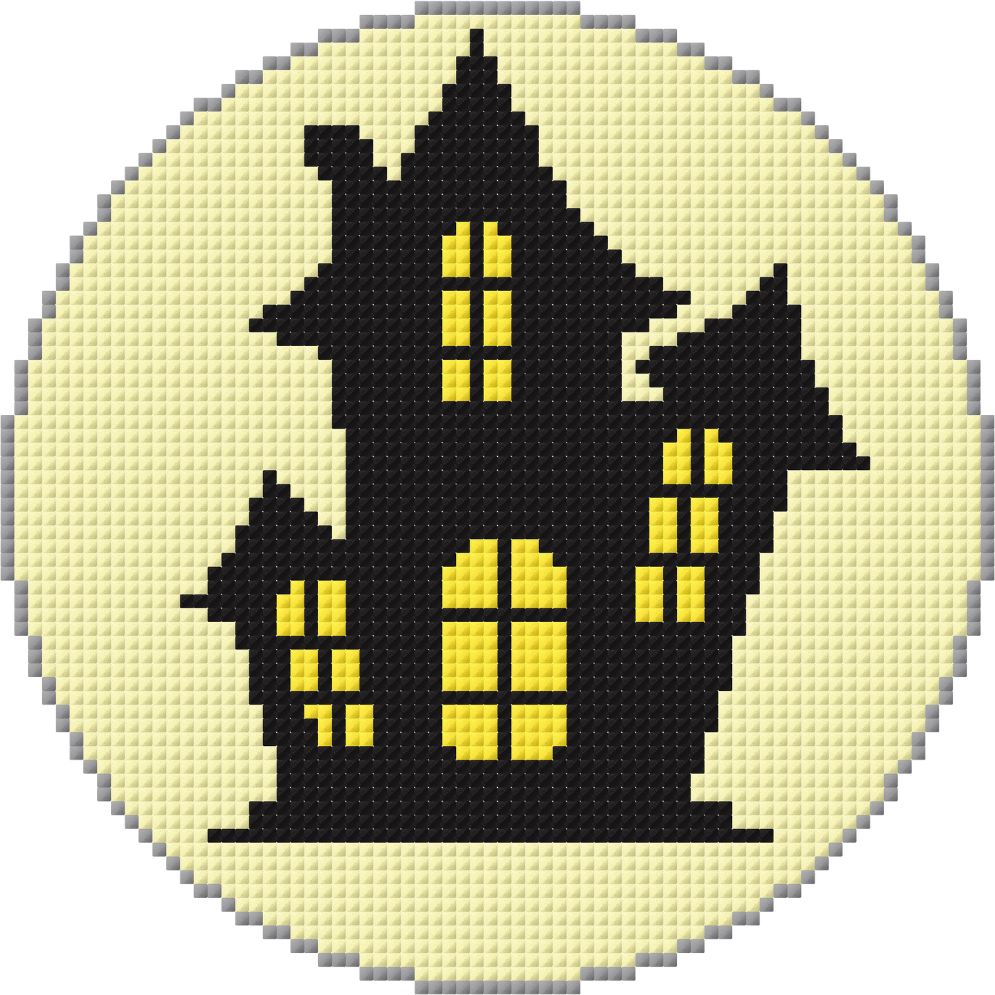 2CC NC HAUNTED HOUSE CANVAS