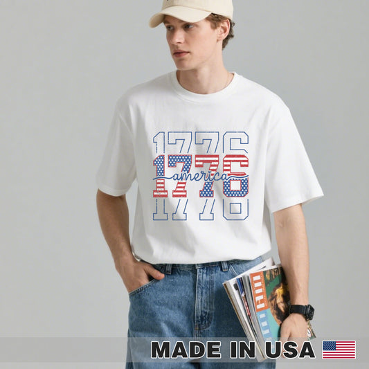 DTG Cotton T-Shirt (Print in USA)-White