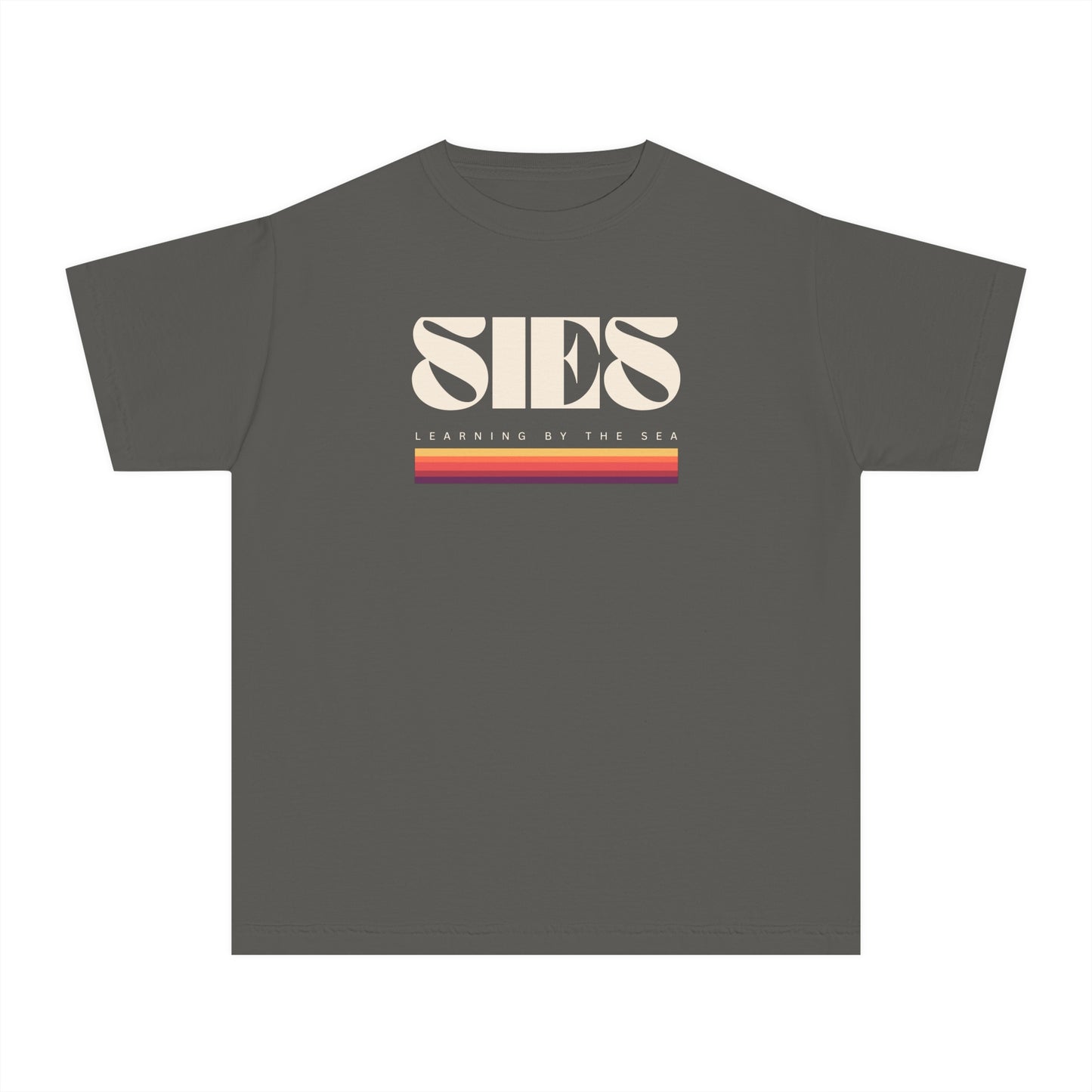 Youth Midweight Tee with Retro SIES Design, Cool Casual T-Shirt, Perfect for Summer, Gift for Teens, Vintage Style Top