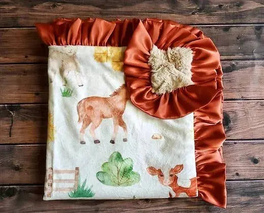Couture Minky Ruffled Lovie Blanket - An Initial Impression