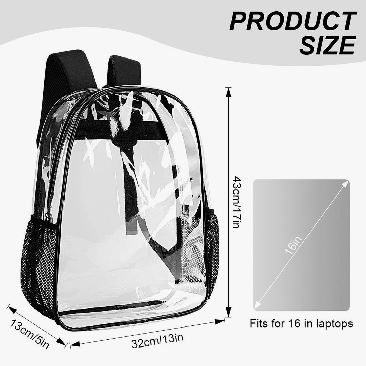 Custom Clear Backpack SIES