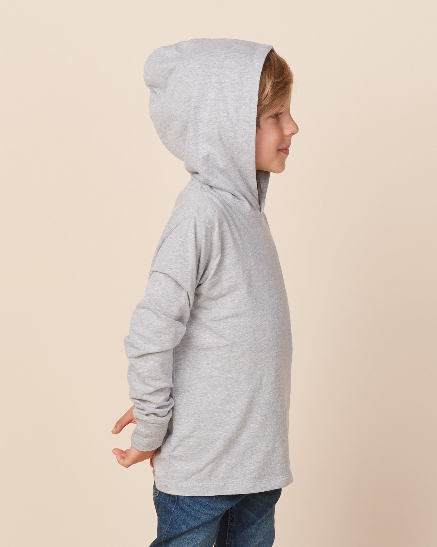 Youth Essential Long Sleeve Hooded Tee