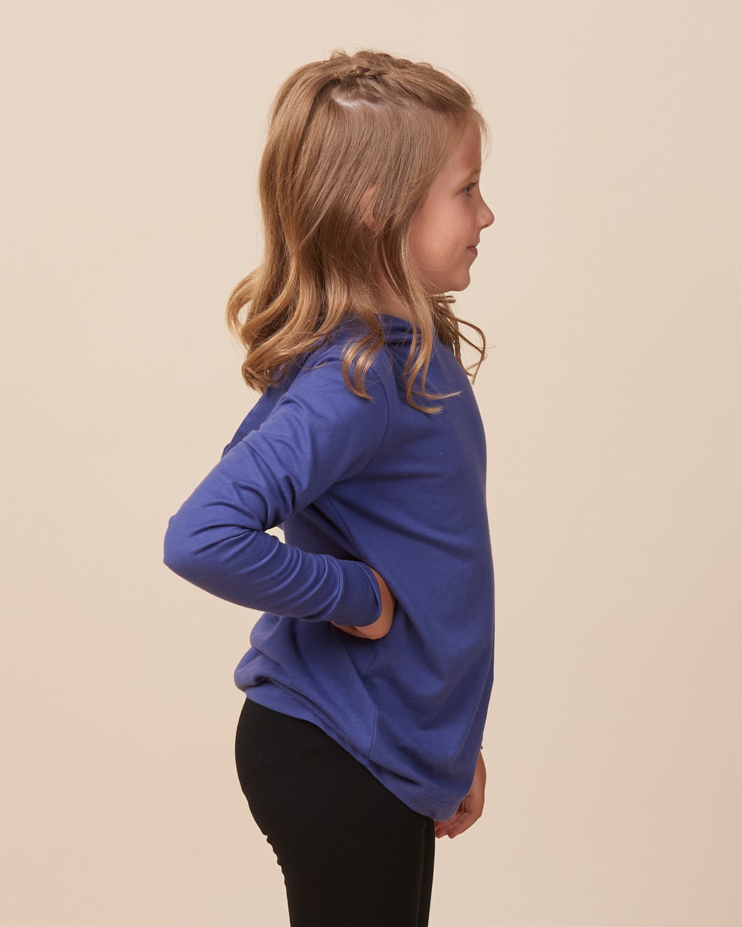Youth Essential Long Sleeve Hooded Tee