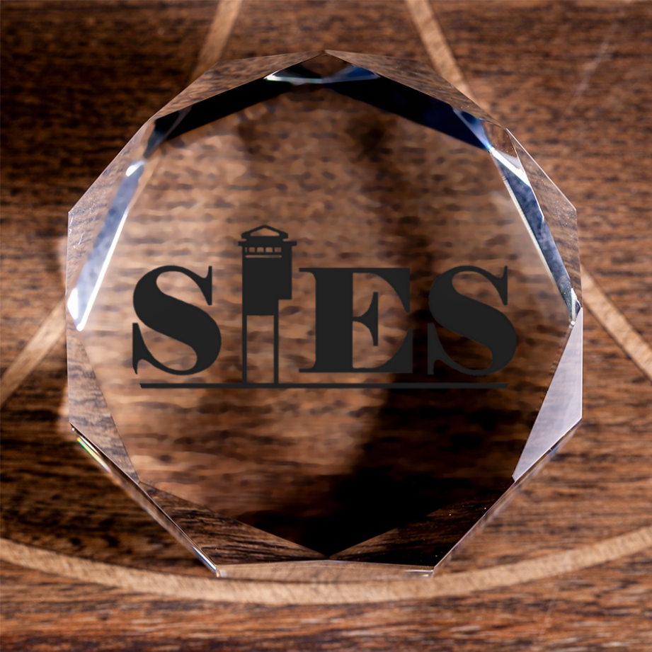 Faceted Crystal Puck SIES