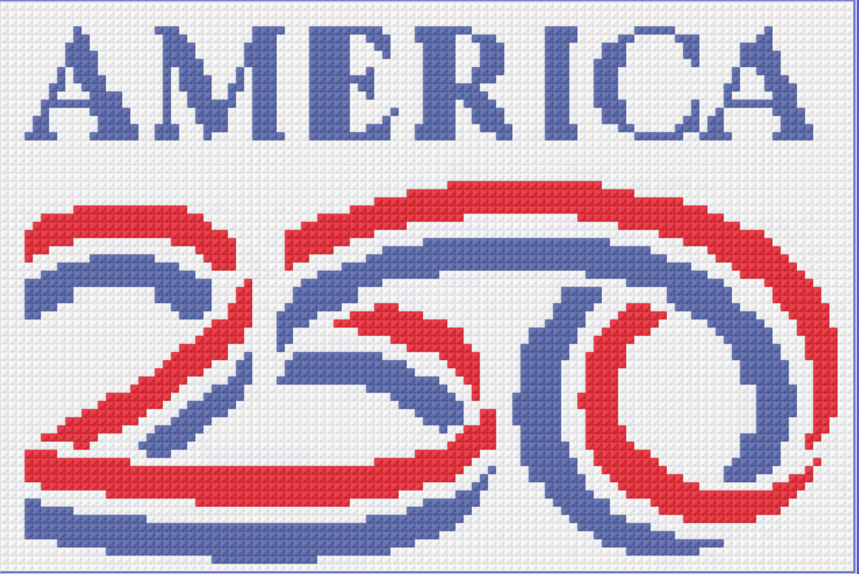 America 250 Needlepoint Canvas