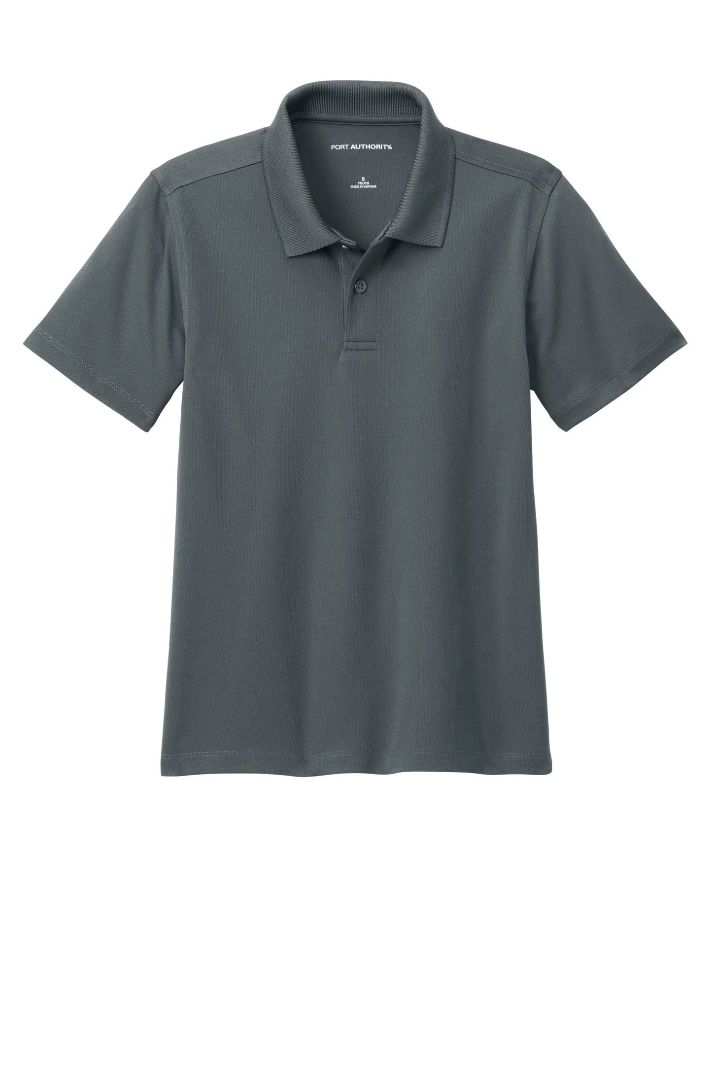 Youth UV MicroPique Polo An Initial Impression An Initial Impression GRAPHITE-YXL