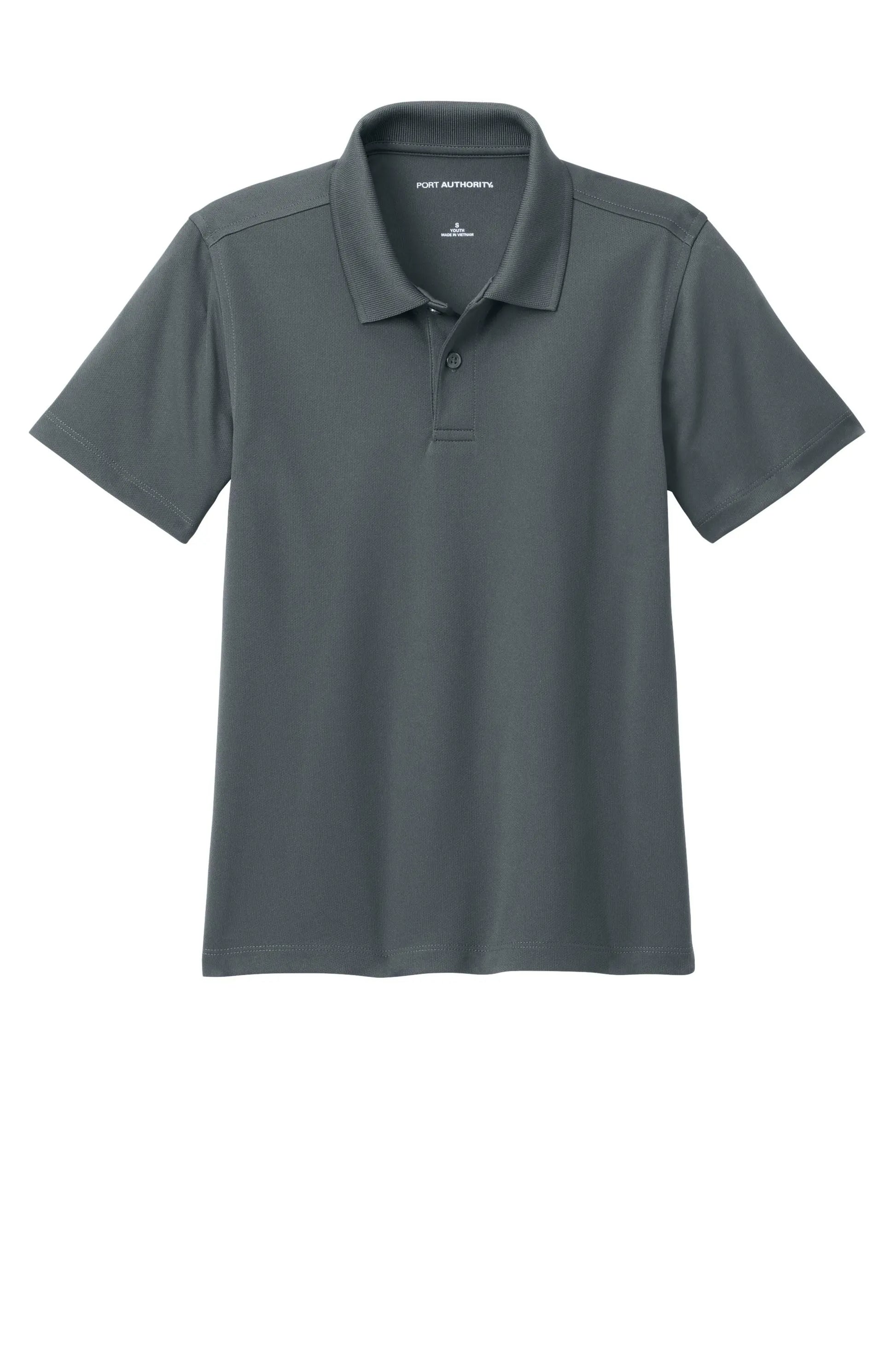 Youth UV MicroPique Polo An Initial Impression An Initial Impression GRAPHITE-YXL