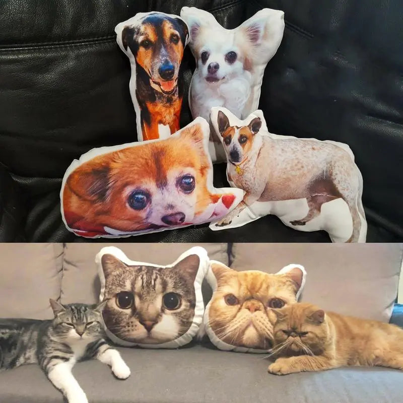 Custom Photo Shaped Pillow with Voice Recording – Personalized Sound Gift
