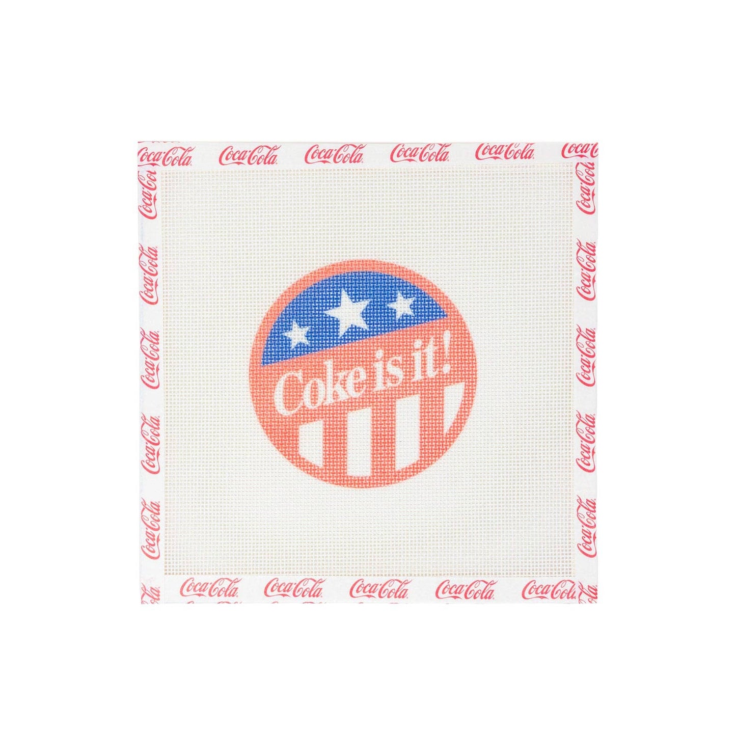 Coke® Is It! Needlepoint Canvas | Licensed Coca-Cola® Product