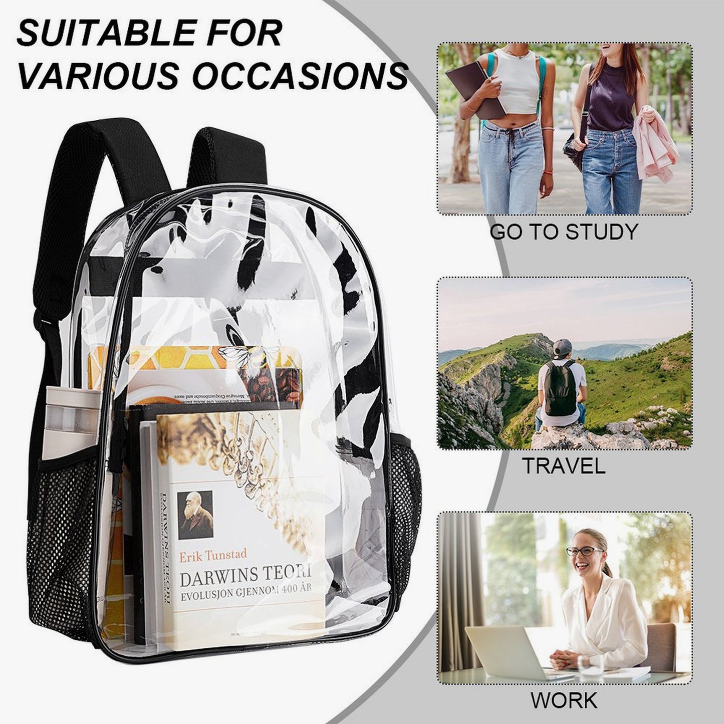 Custom Clear Backpack SIES