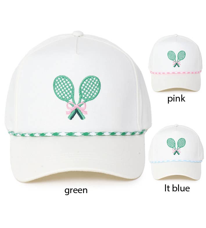 TENNIS BOWS Canvas 5 Panels Hat
