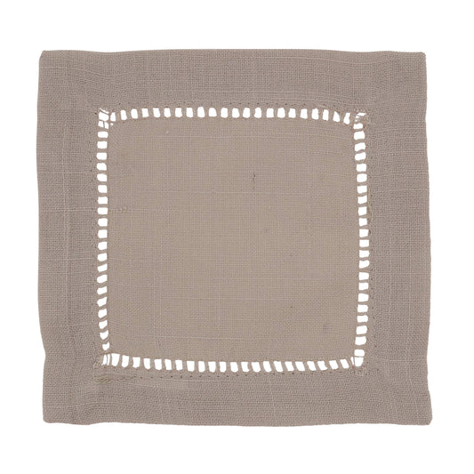 Poly Hemstitched Cocktail Napkin