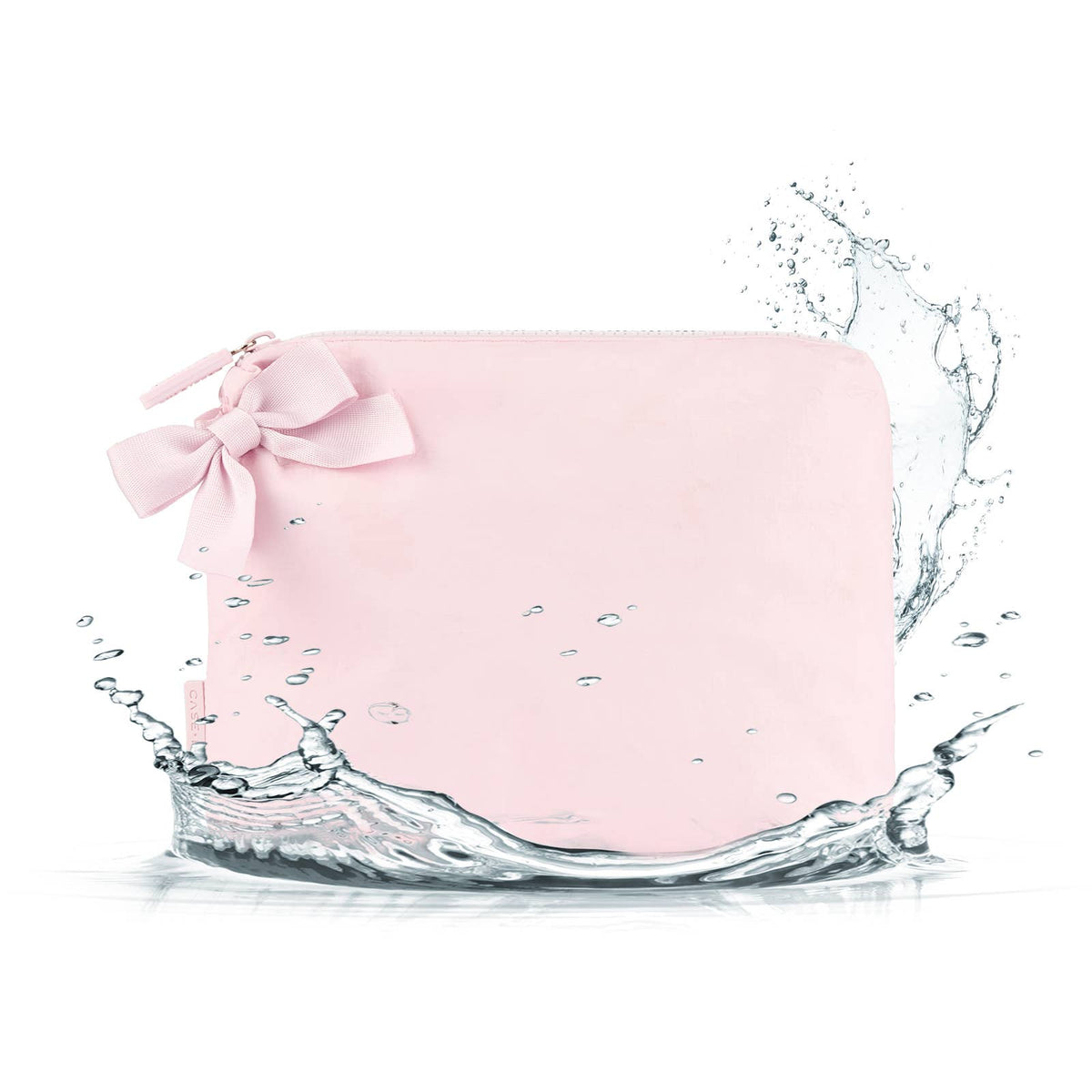 Case-Mate - Case-Mate Ballet Pink Bow Waterproof Zip Pouch