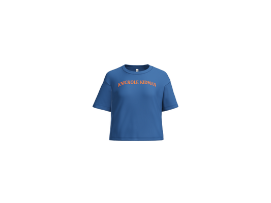 Vintage Stevie Knicks, Knickole Kidman, Knickelback, Knickolas Cage Royal Crop T Shirt