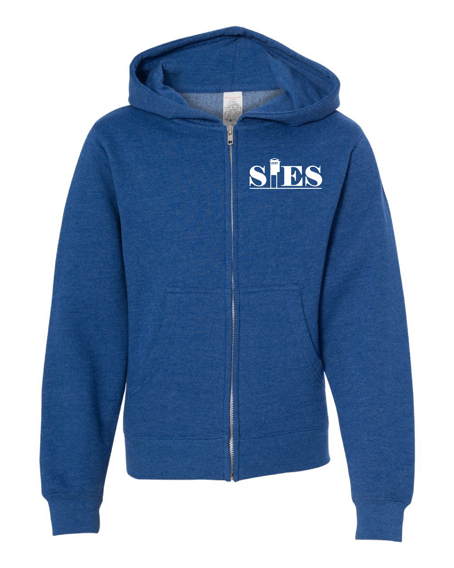 Youth Midweight Full-Zip Hooded Sweatshirt SIES