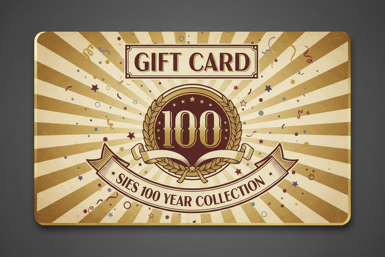 SIES 100 Year Collection Gift Card - Updated