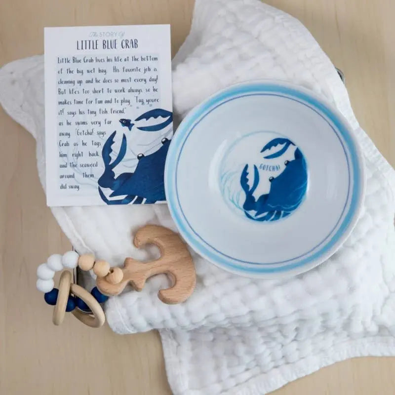 Salisbury - Bowl & Teether Set - Crab KEEPSAKE Salisbury An Initial Impression