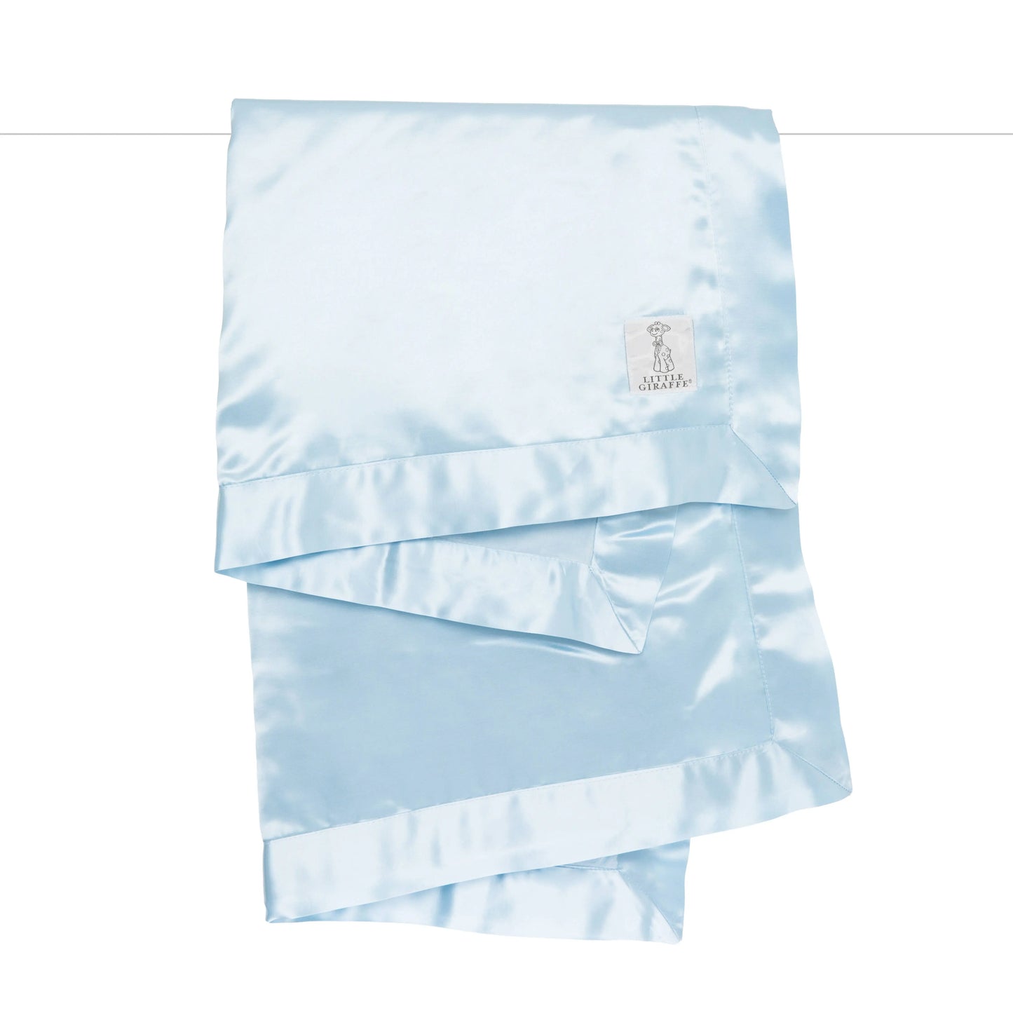 Velvet Deluxe™ Baby Blanket Little Giraffe An Initial Impression Blue