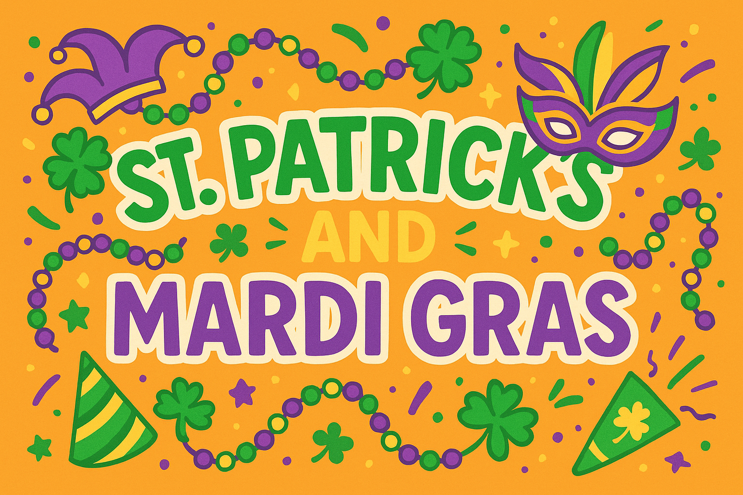 ST. PATRICKS AND MARDI GRAS