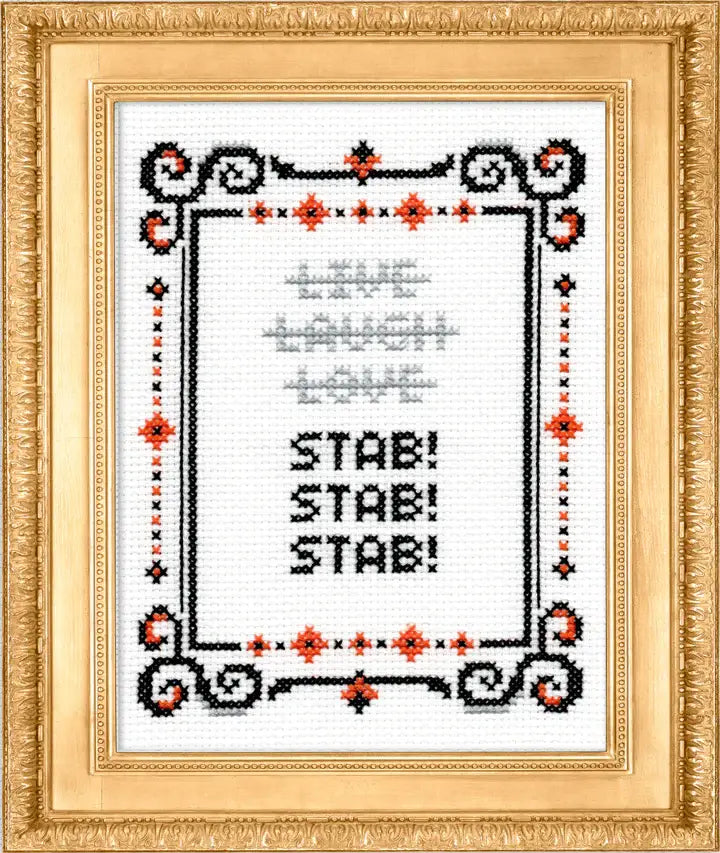 Subversive Cross Stitch - Stab! Stab! Stab!