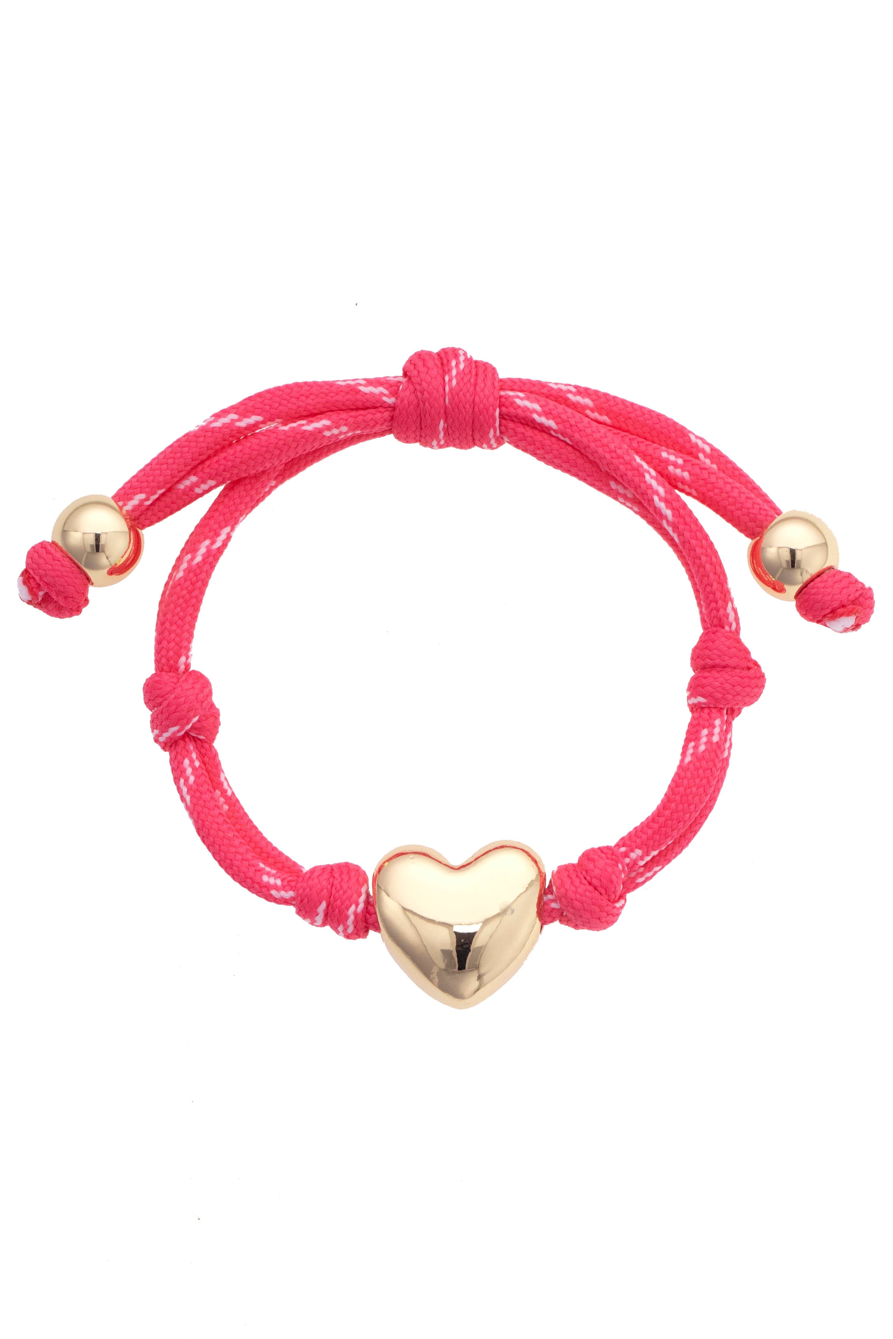 Canvas Style - Blaine Puffy Heart Paracord Bracelet