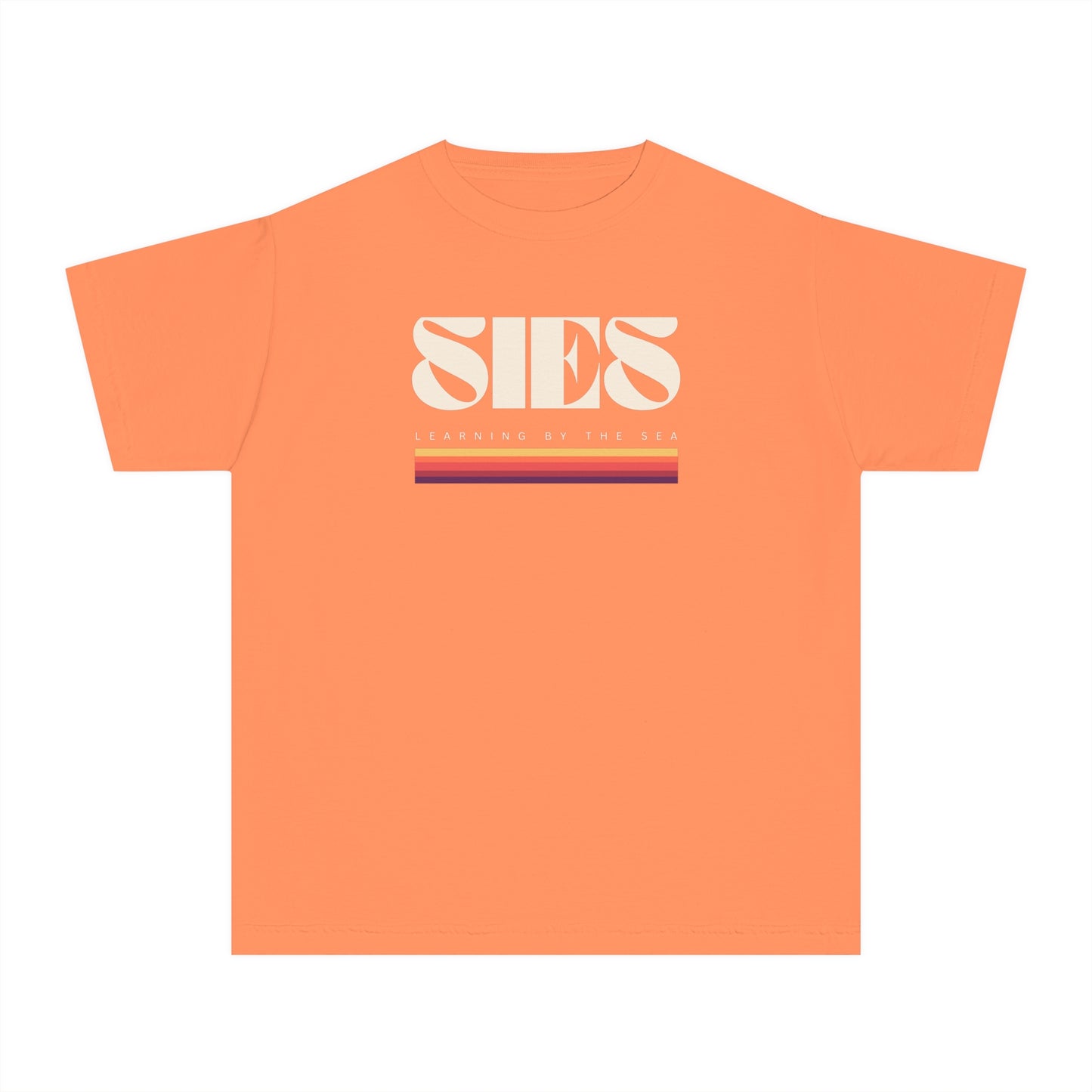 Youth Midweight Tee with Retro SIES Design, Cool Casual T-Shirt, Perfect for Summer, Gift for Teens, Vintage Style Top