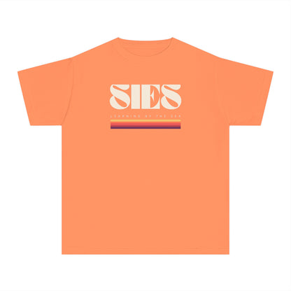 Youth Midweight Tee with Retro SIES Design, Cool Casual T-Shirt, Perfect for Summer, Gift for Teens, Vintage Style Top