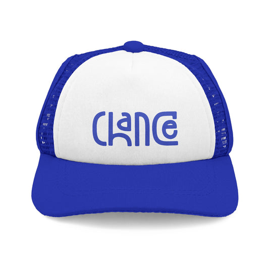 Trucker Hat — Retro "Clance" Logo Foam Front