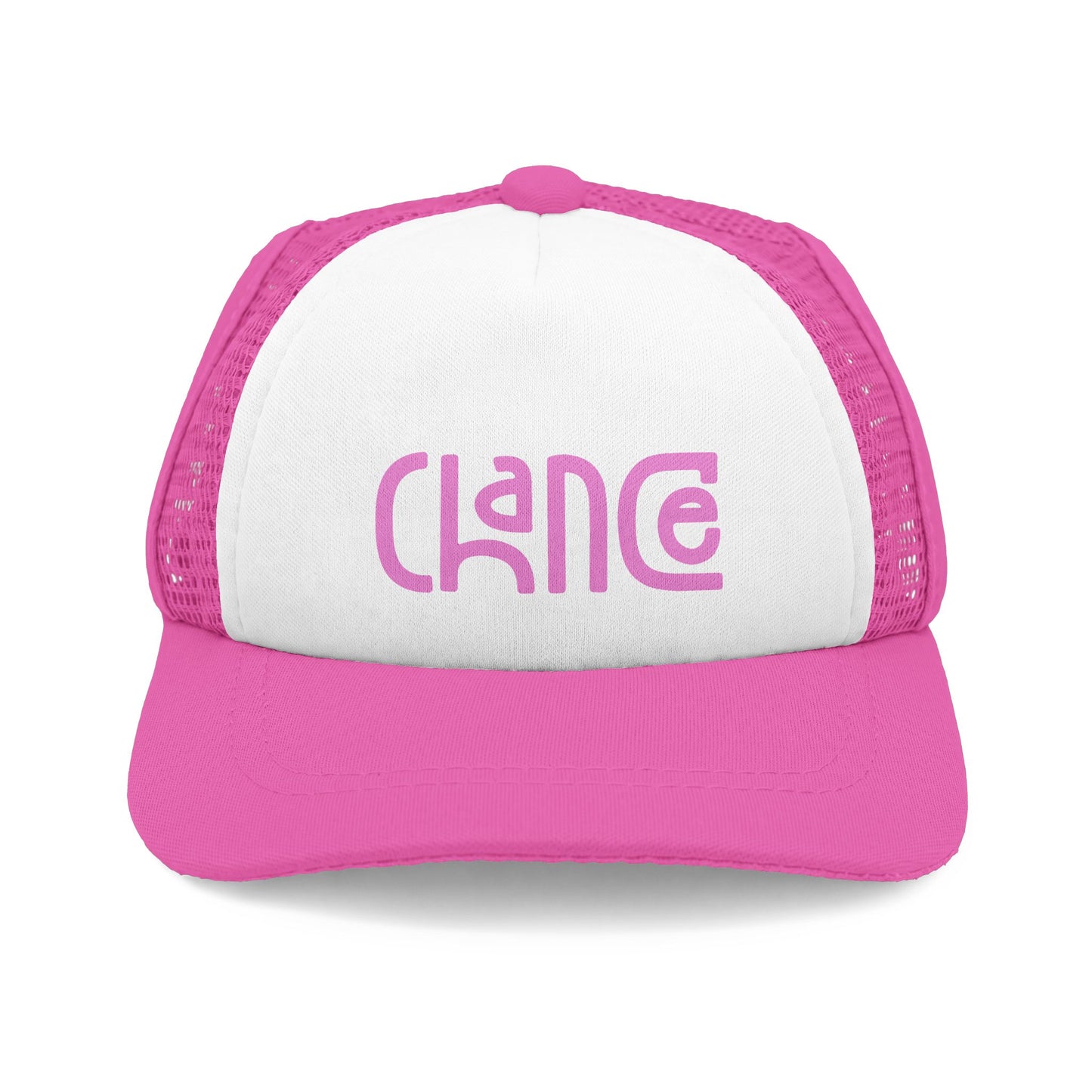 Trucker Hat — Retro "Clance" Logo Foam Front
