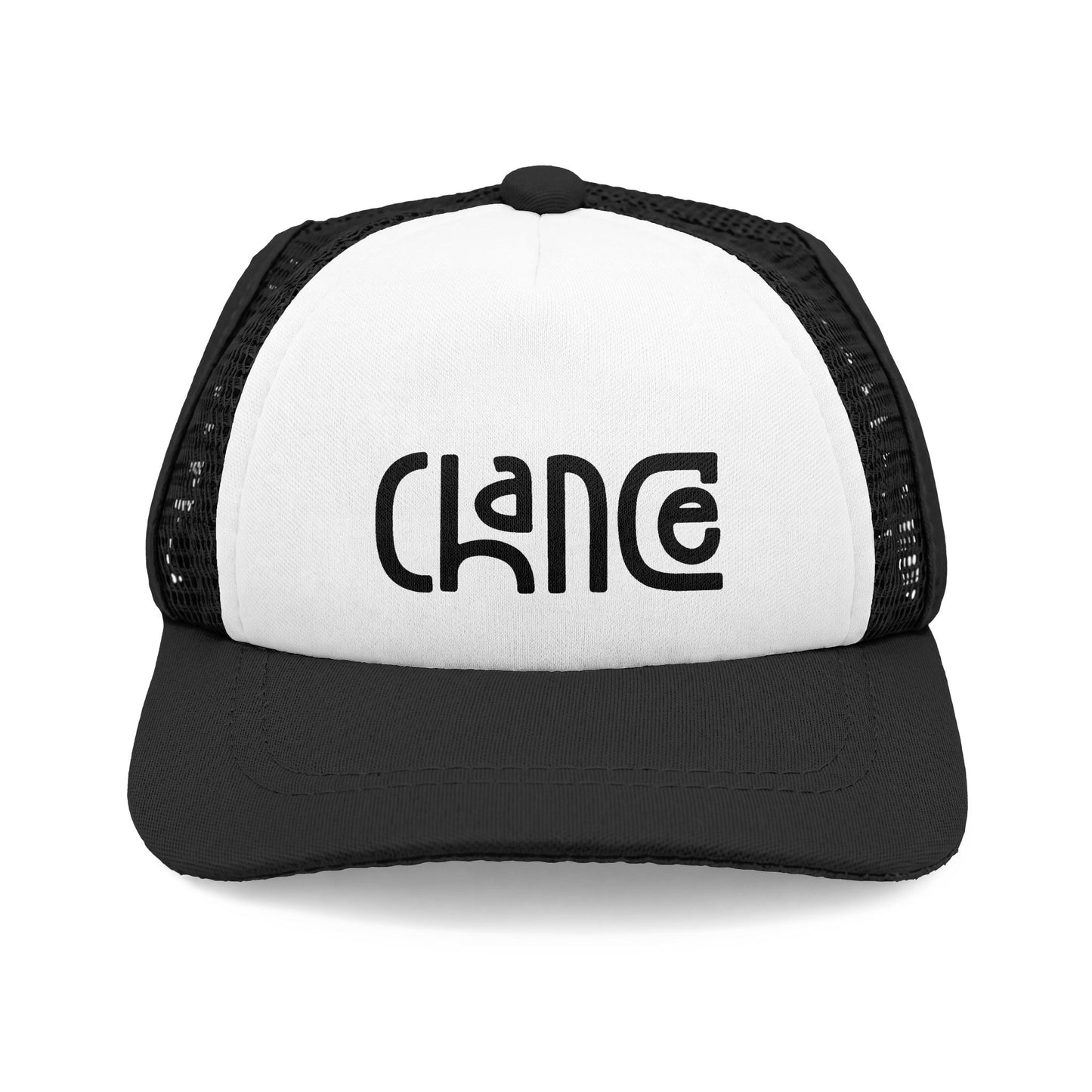 Trucker Hat — Retro "Clance" Logo Foam Front