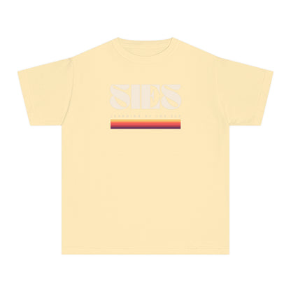 Youth Midweight Tee with Retro SIES Design, Cool Casual T-Shirt, Perfect for Summer, Gift for Teens, Vintage Style Top