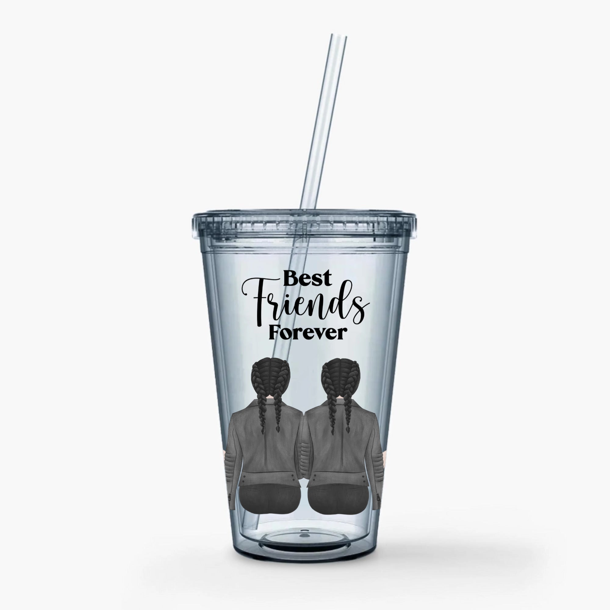 Acrylic Tumblers Besties
