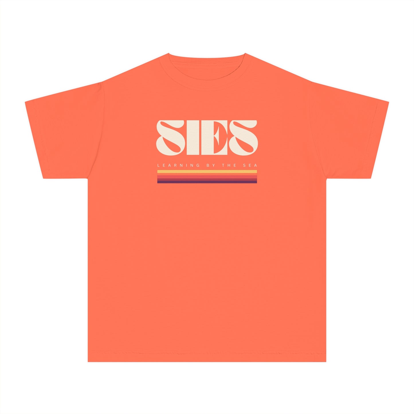 Youth Midweight Tee with Retro SIES Design, Cool Casual T-Shirt, Perfect for Summer, Gift for Teens, Vintage Style Top