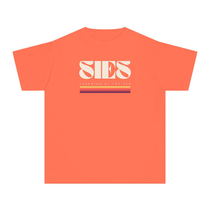 Youth Midweight Tee with Retro SIES Design, Cool Casual T-Shirt, Perfect for Summer, Gift for Teens, Vintage Style Top