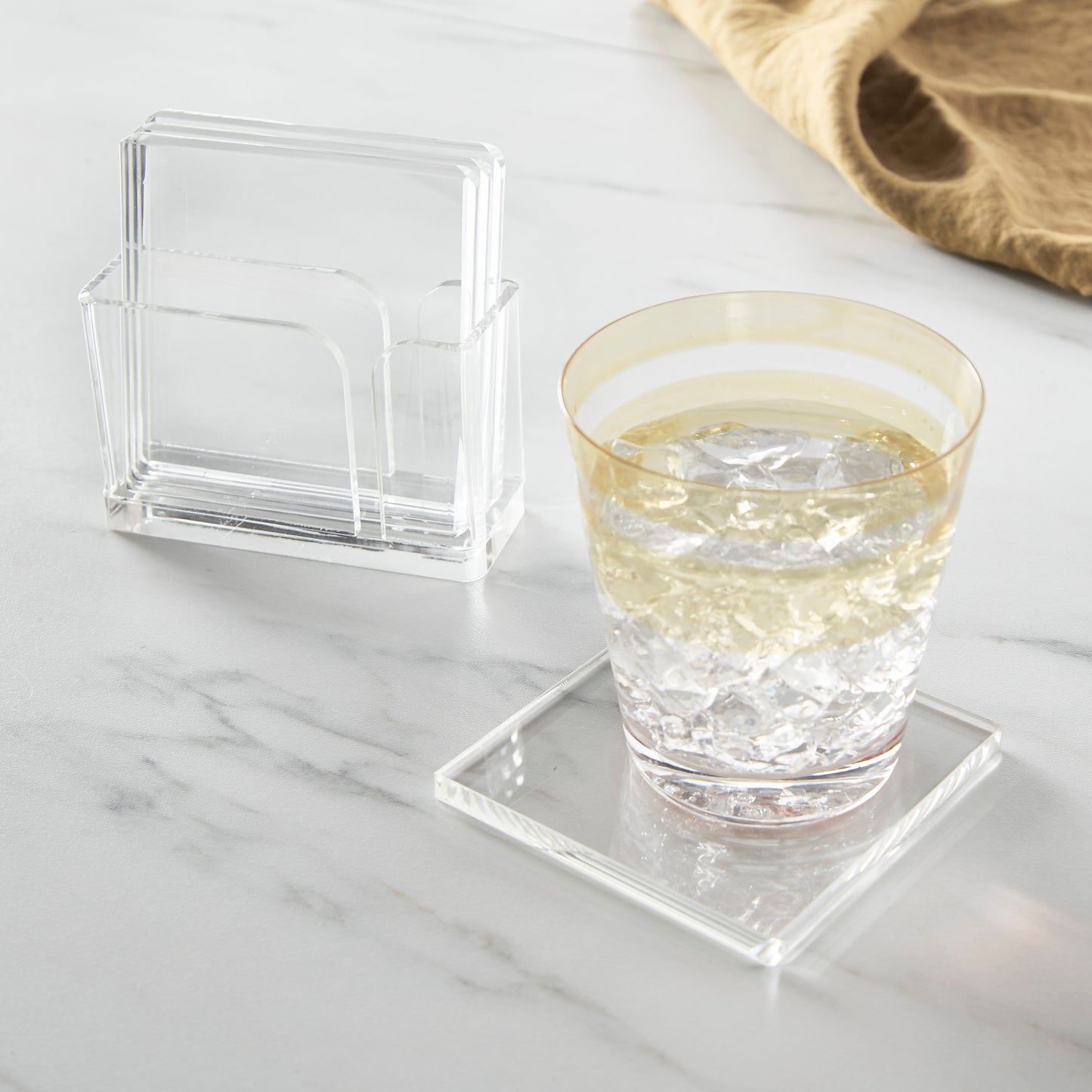 4-COASTER W/ HOLDER