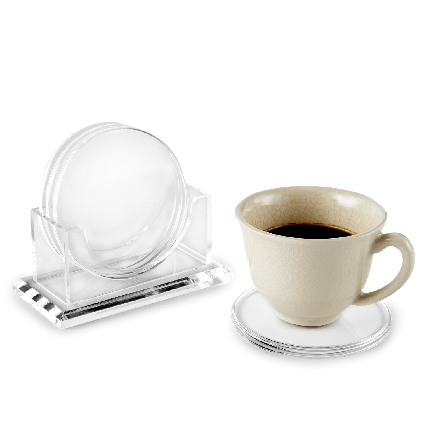 4-COASTER W/ HOLDER