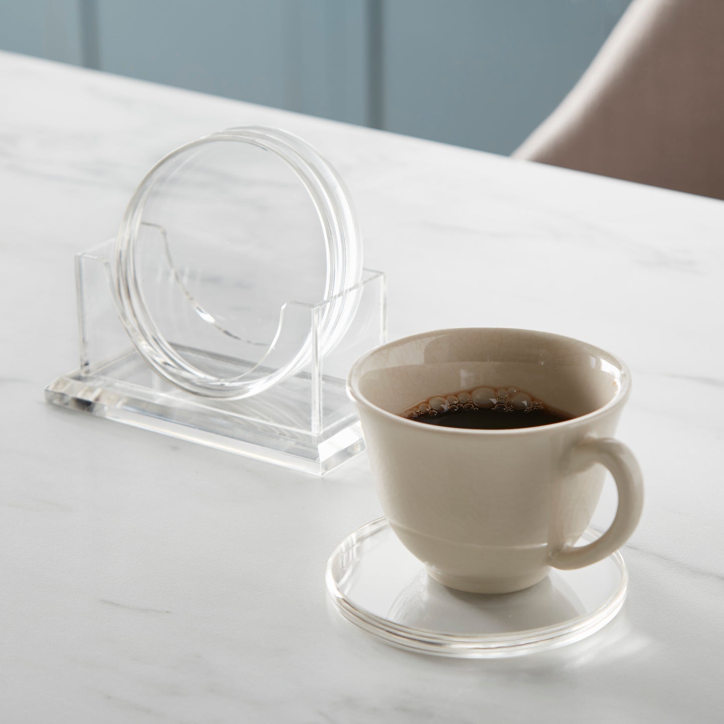 4-COASTER W/ HOLDER