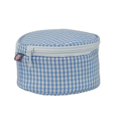 6" Gingham Button Bag An Initial Impression An Initial Impression Blue