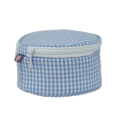 6" Gingham Button Bag