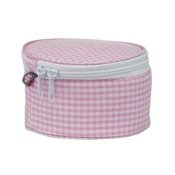 6" Gingham Button Bag An Initial Impression An Initial Impression Pink