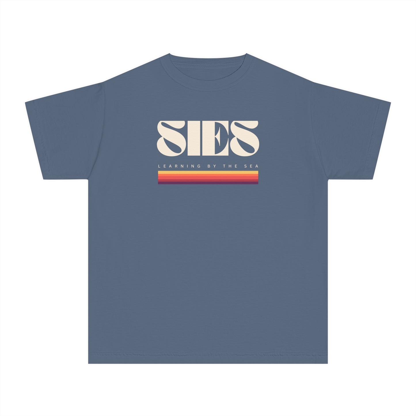 Youth Midweight Tee with Retro SIES Design, Cool Casual T-Shirt, Perfect for Summer, Gift for Teens, Vintage Style Top