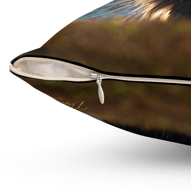 Spun Polyester Square Pillow