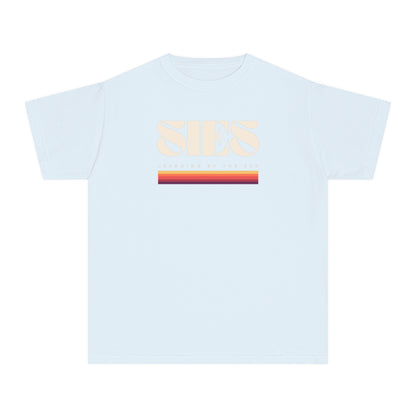 Youth Midweight Tee with Retro SIES Design, Cool Casual T-Shirt, Perfect for Summer, Gift for Teens, Vintage Style Top